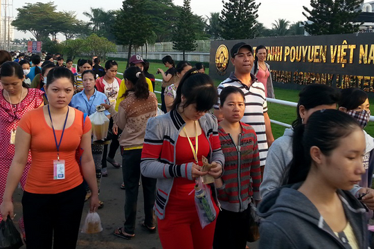 5.744 công nhân phải nghỉ việc do Pouyuen Việt Nam giảm đơn hàng