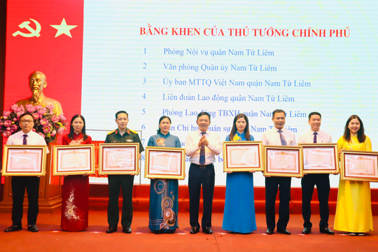 Nam Từ Liêm phát động đợt thi đua nhân 75 năm Ngày Chủ tịch Hồ Chí Minh ra Lời kêu gọi thi đua ái quốc