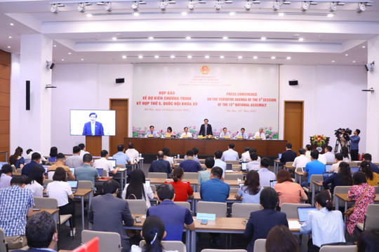 Kỳ họp thứ năm, Quốc hội khóa XV khai mạc vào ngày 22-5