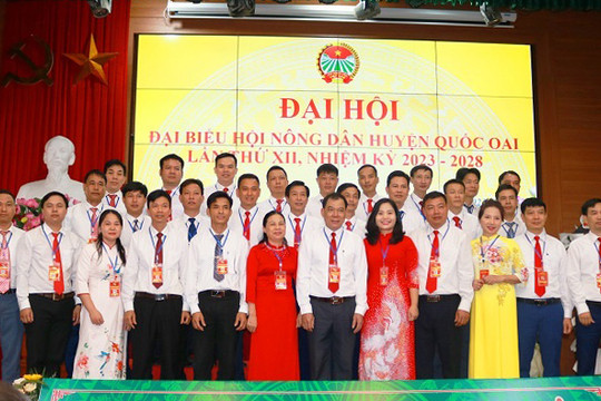 Ông Nguyễn Tuấn Hưng tiếp tục được bầu làm Chủ tịch Hội Nông dân huyện Quốc Oai