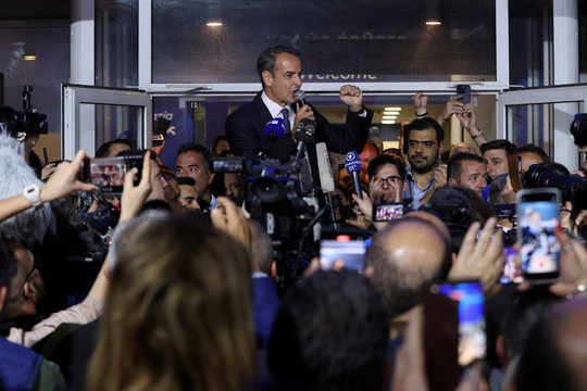Đảng của Thủ tướng K.Mitsotakis chiến thắng trong cuộc bầu cử tại Hy Lạp