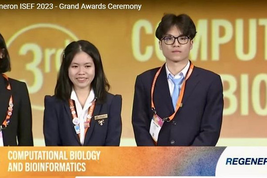 Học sinh Việt Nam đoạt giải Ba hội thi khoa học kỹ thuật quốc tế