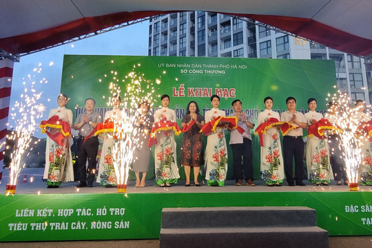 Tuần hàng trái cây, nông sản các tỉnh, thành tại Hà Nội mở cửa đến ngày 28-5