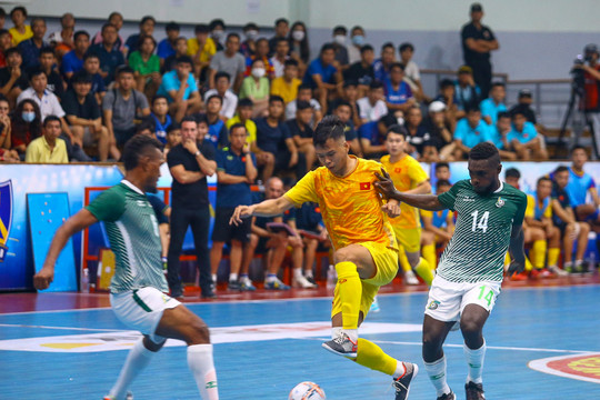 Đội tuyển futsal Việt Nam thắng đậm Quần đảo Solomon ở giao hữu lượt đi