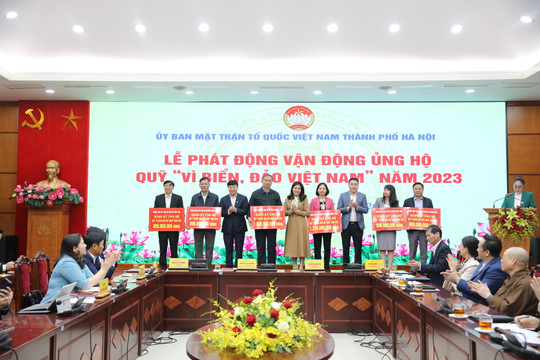 Hà Nội: Hơn 37,5 tỷ đồng ủng hộ Quỹ "Vì biển, đảo Việt Nam" năm 2023