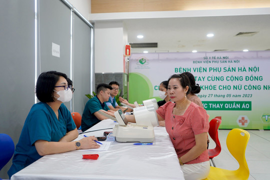 Công đoàn Hà Nội tổ chức khám sức khỏe miễn phí cho người lao động