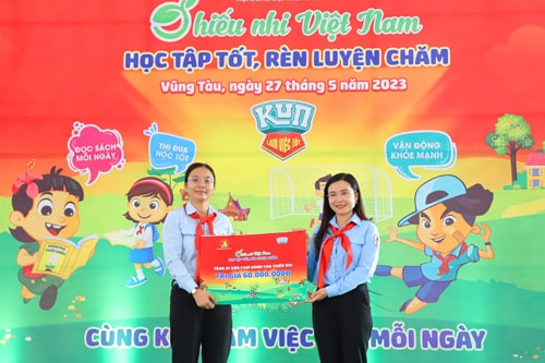 Hơn 1 triệu thiếu nhi tham gia làm việc tốt mỗi ngày