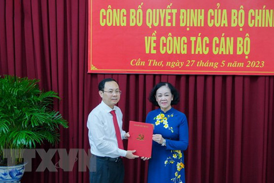 Phó Bí thư Thành ủy thành phố Hồ Chí Minh giữ chức Bí thư Thành ủy Cần Thơ