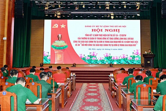 Bộ Tư lệnh Thủ đô Hà Nội đổi mới nội dung, hình thức, phương pháp giảng dạy chính trị