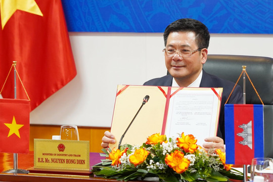 Ký kết Thỏa thuận thúc đẩy thương mại song phương Việt Nam - Campuchia