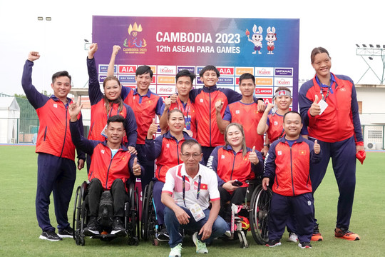 ASEAN Para Games 12: Bơi, điền kinh thi đấu bùng nổ giúp đoàn Việt Nam vượt chỉ tiêu