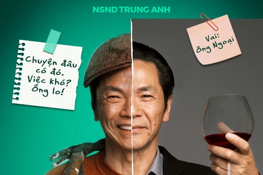 NSND Trung Anh mặc quần yếm sặc sỡ trong "Nhà mình lạ lắm!"