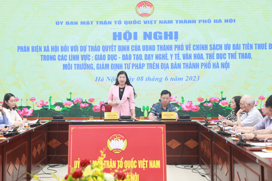 Phản biện với Dự thảo Quyết định của UBND TP Hà Nội về chính sách ưu đãi tiền thuê đất