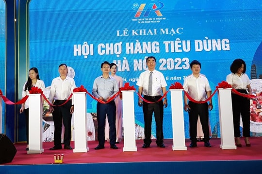 Khai mạc Hội chợ hàng tiêu dùng Hà Nội năm 2023