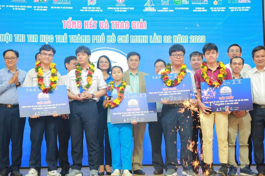 Trao tặng 94 giải thưởng tại Hội thi Tin học trẻ thành phố Hồ Chí Minh