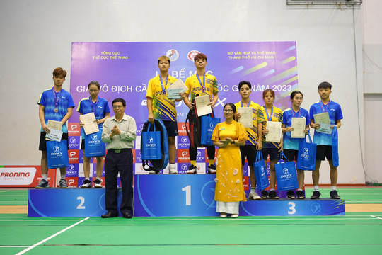 Bế mạc Giải vô địch Cầu lông trẻ quốc gia -  Tranh cúp Donex 2023