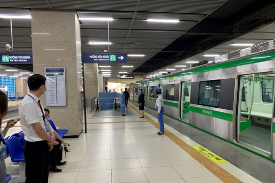 Hanoi Metro thông tin về khoản chênh lệch thu chi trên 96 tỷ đồng từ tuyến Cát Linh – Hà Đông