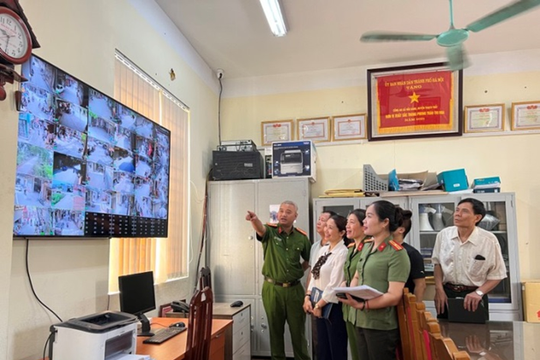 Huyện Thạch Thất: Camera an ninh giám sát đến từng đường làng, ngõ xóm
