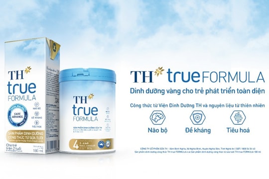 Ra mắt sản phẩm dinh dưỡng công thức từ sữa tươi TH True Formula