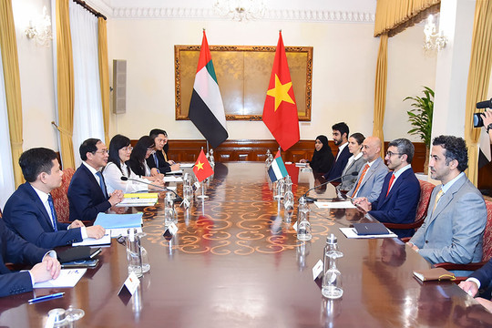 Việt Nam - UAE nhất trí ký Hiệp định Đối tác kinh tế toàn diện trong năm 2023
