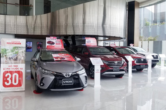 Ô tô Toyota trở lại vị trí số 1 về doanh số tháng 5