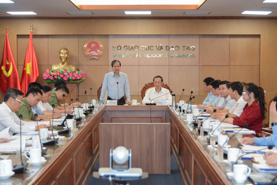 Bộ trưởng Nguyễn Kim Sơn: Cẩn trọng mọi khâu để bảo đảm an toàn cho kỳ thi tốt nghiệp THPT