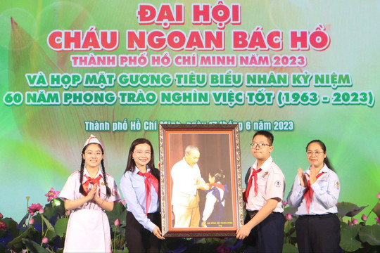 350 đại biểu dự Đại hội Cháu ngoan Bác Hồ thành phố Hồ Chí Minh năm 2023