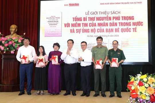 Ra mắt cuốn sách nhân dân và bạn bè quốc tế viết về Tổng Bí thư Nguyễn Phú Trọng