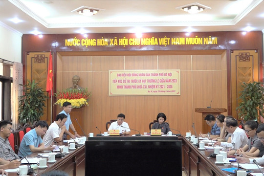 Cử tri các huyện Ba Vì, Mê Linh kiến nghị nhiều vấn đề dân sinh bức xúc