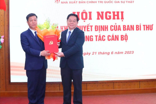 Đồng chí Vũ Trọng Lâm giữ chức Giám đốc - Tổng Biên tập Nhà Xuất bản Chính trị quốc gia Sự thật