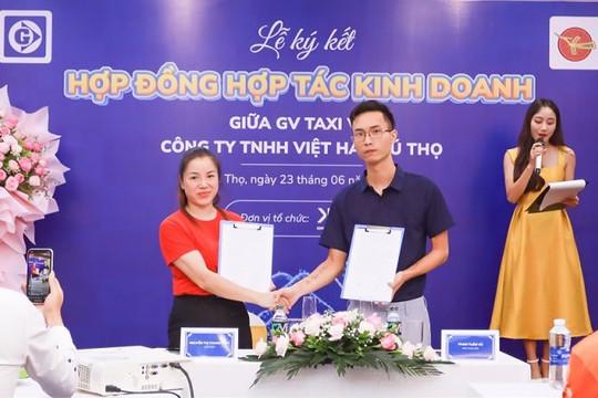 GV Taxi và Việt Hà “bắt tay” hợp tác: Đưa app đặt xe công nghệ tới người dân Phú Thọ