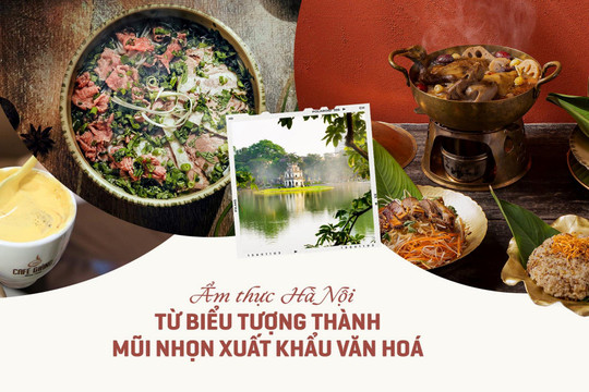 Ẩm thực Hà Nội - Từ biểu tượng thành mũi nhọn xuất khẩu văn hóa