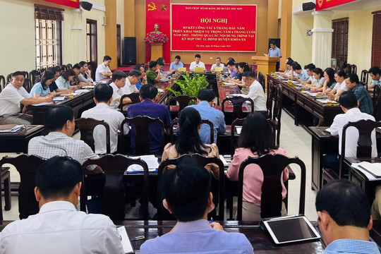 Tổng giá trị sản xuất các ngành kinh tế của huyện Sóc Sơn đạt 9.941 tỷ đồng