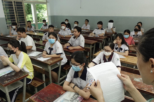 Thành phố Hồ Chí Minh: Hơn 97% thí sinh làm thủ tục dự thi tốt nghiệp THPT