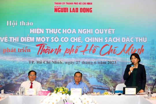 Hiện thực hóa cơ chế đặc thù phát triển thành phố Hồ Chí Minh
