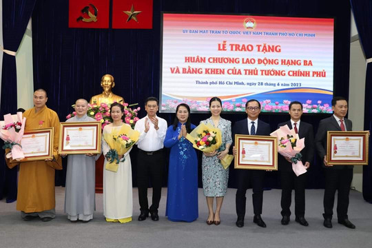 Thành phố Hồ Chí Minh: Ủy ban MTTQ tiếp tục phát huy vai trò của khối đại đoàn kết toàn dân tộc