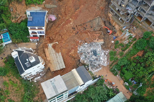 Khẩn trương khắc phục hậu quả sạt lở đất tại tỉnh Lâm Đồng