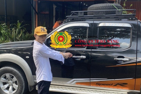 Đà Nẵng: Bắt đối tượng trộm nhiều tài sản trên các ô tô đậu ven đường