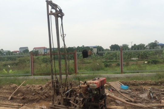 Khai thác hiệu quả nước ngầm, ngăn chặn nguy cơ sụt lún mặt đất