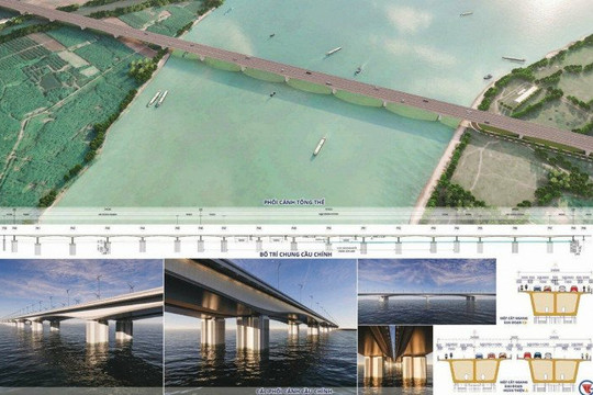 Phối cảnh 3 cầu lớn thuộc “siêu” dự án Vành đai 4 - Vùng Thủ đô Hà Nội