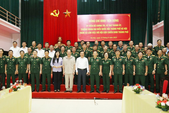 Xây dựng các cấp Hội Cựu chiến binh thành phố Hà Nội trong sạch, vững mạnh