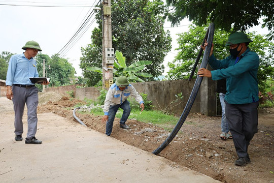 Ba Vì nỗ lực hoàn thành chương trình nước sạch nông thôn