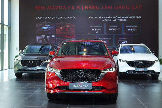 Mazda CX-5 tại Việt Nam tạm "chia tay" động cơ 2.5L và hệ dẫn động bốn bánh
