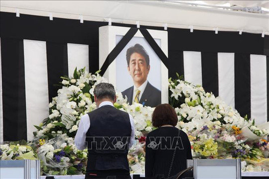 Nhật Bản tưởng niệm một năm ngày cố Thủ tướng Shinzo Abe bị ám sát