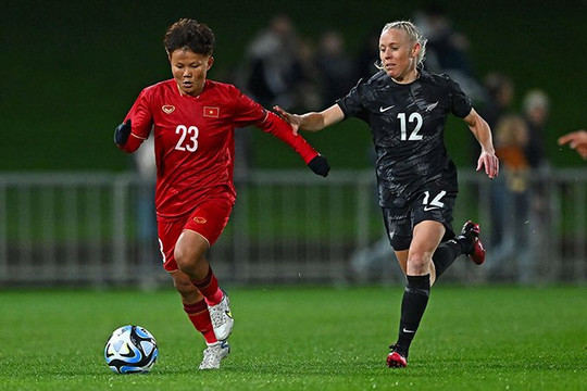 Đội tuyển nữ Việt Nam thua 0-2 trước đội tuyển nữ New Zealand
