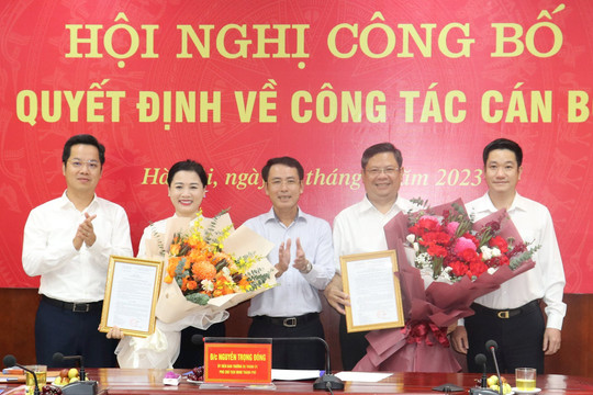 Bổ nhiệm ông Nguyễn Anh Quân làm Phó Giám đốc Sở TN-MT Hà Nội
