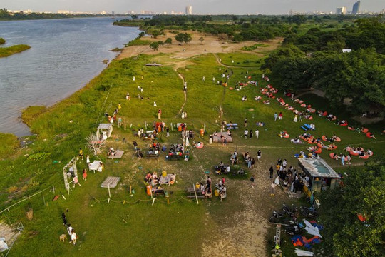 4 quận lập Đề án Phát triển bãi giữa sông Hồng thành công viên văn hóa đa chức năng