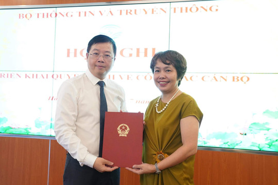 Bổ nhiệm bà Đặng Thị Phương Thảo làm Phó Cục trưởng Cục Báo chí