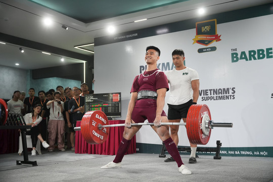 96 thí sinh lọt vào vòng chung kết Giải Powerlifting Việt Nam 2023