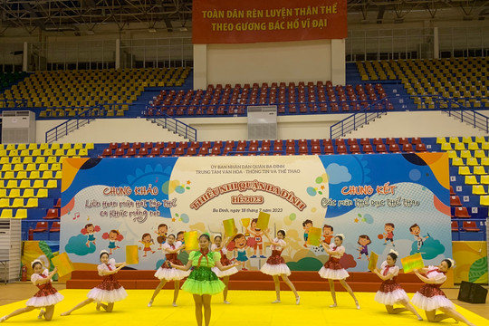 Hơn 700 thiếu nhi quận Ba Đình tham gia hoạt động văn hóa, thể thao hè 2023